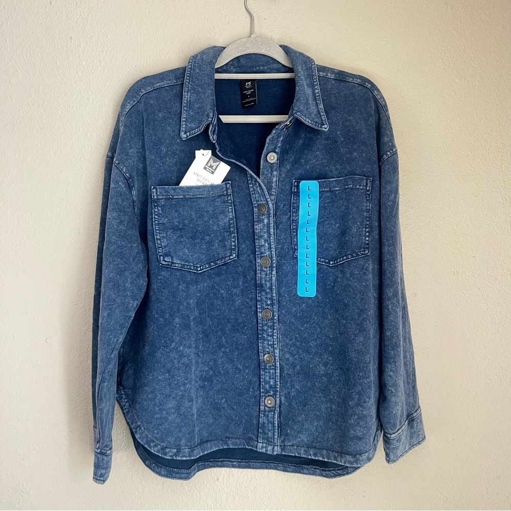 NWT Women’s Cotton Denim Button up Light weight, long sleeve, comfortable top